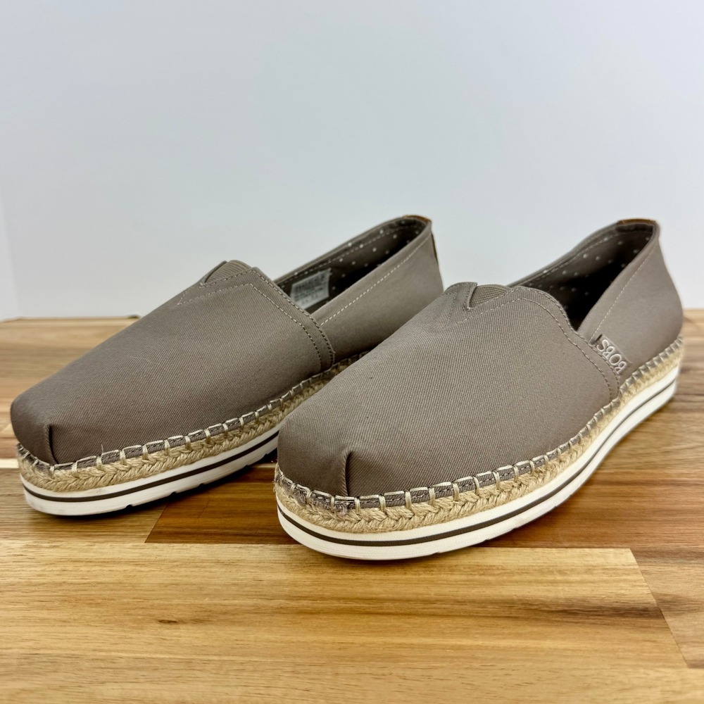 BOBS from Skechers Women's Espadrille Slip On Casual‎ Comfort Shoes